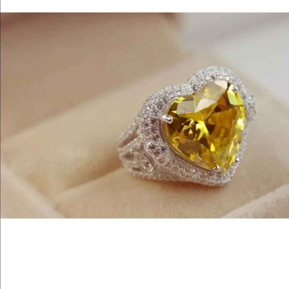 925 Silver Topaz Ring